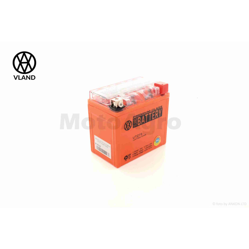 Акумулятор  GEL  12V  7A  114-70-106mm  UTZ7S  "VLAND"  (2026)