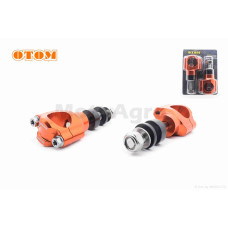 Кронштейни кріплення керма CNC d28 "OTOM" (помаранчеві)