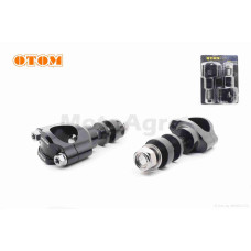 Кронштейни кріплення керма CNC d28 "OTOM" (чорні)
