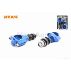 Кронштейни кріплення керма CNC d28 "OTOM" (сині)