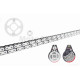 Зірки трансмісії пара  Delta  428-14/41 +ланцюг 98L  #PRO  "LIPAI"  (WHITE)