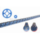 Зірки трансмісії пара  Delta  428-14/41  +ланцюг 98L  #PRO  "LIPAI"  (BLUE)