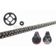 Зірки трансмісії пара  Delta  428-14/41  + ланцюг 98L  #PRO  "LIPAI"  (BLACK GOLD)