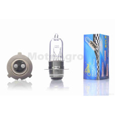 Лампа фари P15D-25-3 12V25/25W 3 вуса, біла 