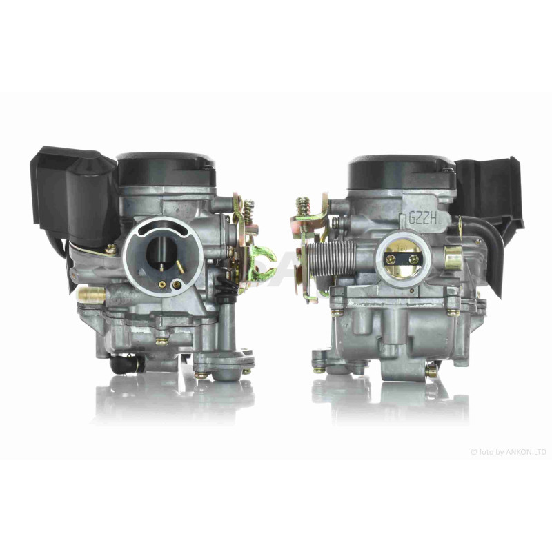 Карбюратор  GY6 80  d18, пластикова кришка  #PRO  "KEIHIN"