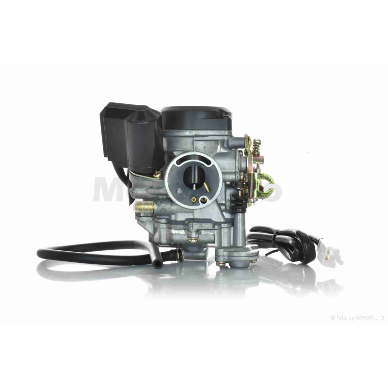 Карбюратор  GY6 80  d18, пластикова кришка  #PRO  "KEIHIN"