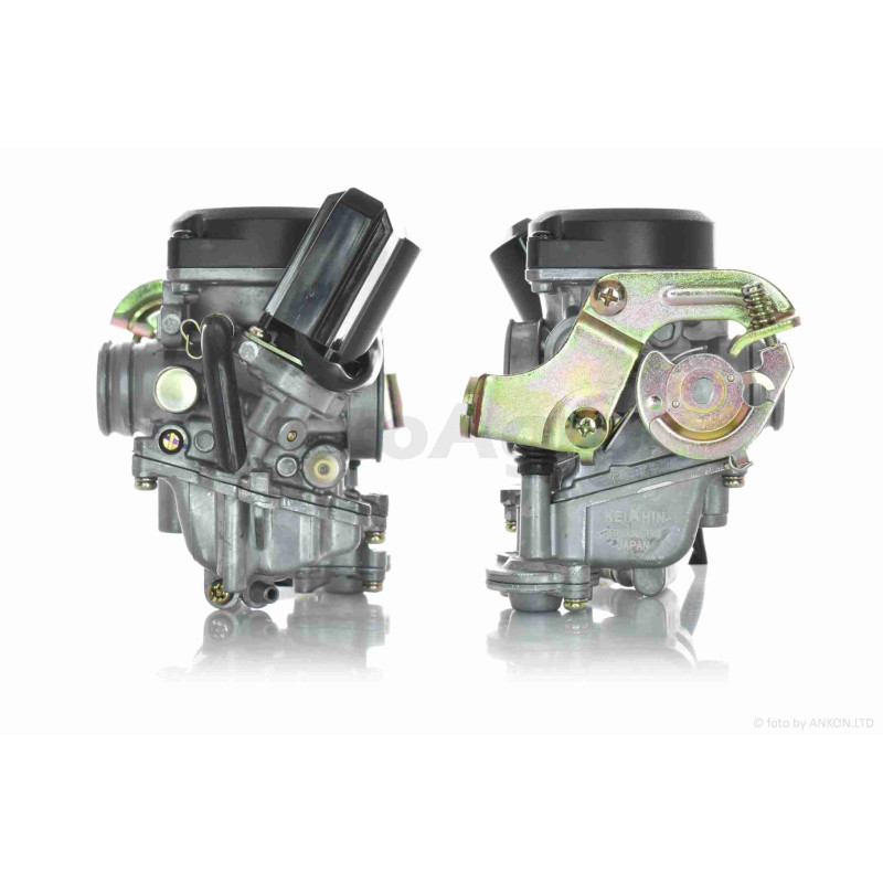 Карбюратор  GY6 80  d18, пластикова кришка  #PRO  "KEIHIN"