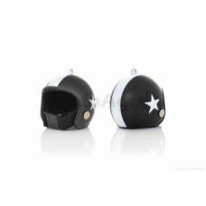 Брелок без ланцюжка HELMET 1 STAR BLACK/WHITE