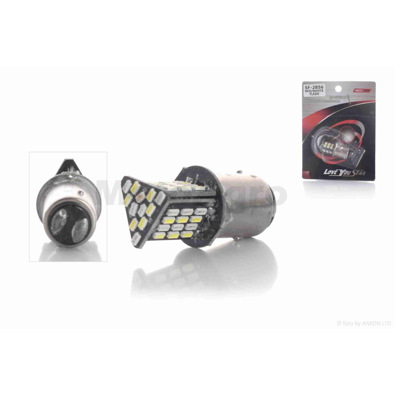 Лампа стопа та габариту  S25  12V 21/5W  діодна  #SF-2856