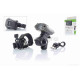 Фара вело  USB/800mAh  1led  CREE  300lm  4 режими  +flash  +кріплення на шолом алюміній  #DEN-059