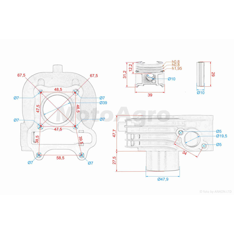 ЦПГ  LETS 4/5 (CA41A)  D39, p10, h47, 4T  #PRO  "LIPAI"