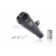 Глушник прямоток  #H1  "AKRAPOVIC"  (чорний)