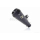 Глушник прямоток  #H1  "AKRAPOVIC"  (чорний)