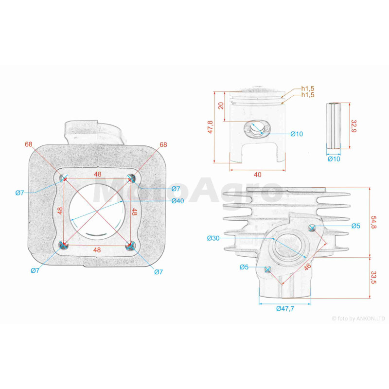 ЦПГ  LEAD SS, GYRO  GC7  D40  #PRO  "LIPAI"