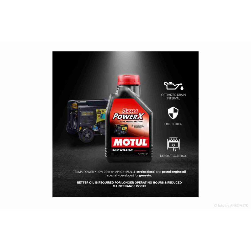 Олія моторна  4T, 1л, 10W30, синтетика  (TEKMA POWER X)  "MOTUL"  ФРАНЦІЯ