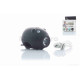 Габарит вело  USB, 3 режими, біле світло, сигнал, чорний  "PIGGY"  #DEN-082