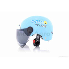 Шолом відкритий підлітковий "DAVID" ( 315A синій M-XL ABS)