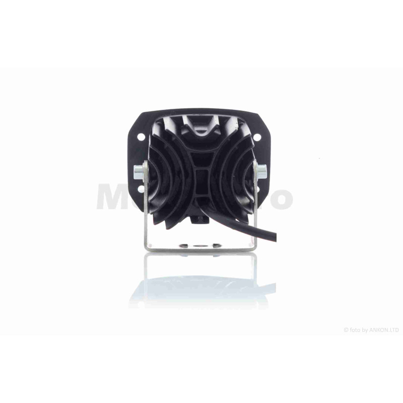 Фара додаткова  діодна  прямокутна, 80-65mm, 12-80V, IP67, біле/жовте світло  #LPS-808