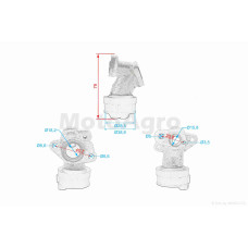 Колектор впускний карбюратора 4T GEAR UA06J