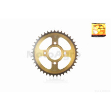 Зірка трансмісії задня 4-90/64 d58 D214 520-41T CG250 "KDMOT" (gold/black)