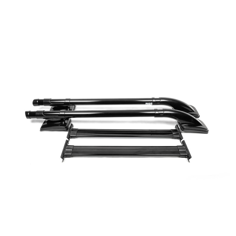 Рейлінги Black Shark (з поперечками) для Volkswagen Amarok 2010-2022 рр