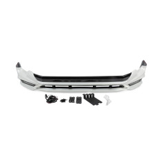 Накладка на передній бампер TRD (2017-) Білий колір для Toyota Land Cruiser Prado 150 2009-2023 рр