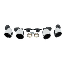 Насадки на глушники V2 Silver в стилі X5M F95 для бмв X5 G05 2019-2026 рр
