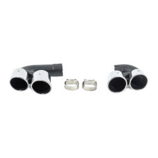 Насадки на глушники V1 Silver в стилі X5M F95 для бмв X5 G05 2019-2026 рр