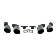 Насадки на глушники V2 Black в стилі X6M F96 для бмв X6 G06 2019-2027 рр