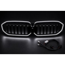 Ніздрі 1-Bar LED (2022-2026 чорний глянець) для бмв 3 серія G20/G21 2018- рр