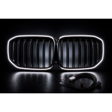 Ніздрі M-Look LED (2019-2022 чорний глянцевий) для бмв X7 G07 2019- рр