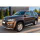 Бокові пороги Allmond Grey (2 шт. алюм) для Volkswagen Amarok 2010-2022 рр