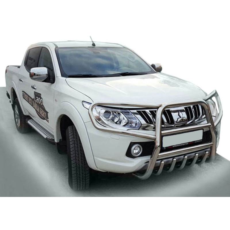 Бокові пороги X5-тип (2 шт. алюм) для Fiat Fullback 2016- рр