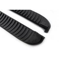 Бокові пороги Tayga Black (2 шт. алюміній) для Range Rover Sport 2005-2013 рр