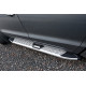 Бокові пороги Mevsim Grey (2 шт. Алюміній) для Volkswagen Amarok 2010-2022 рр