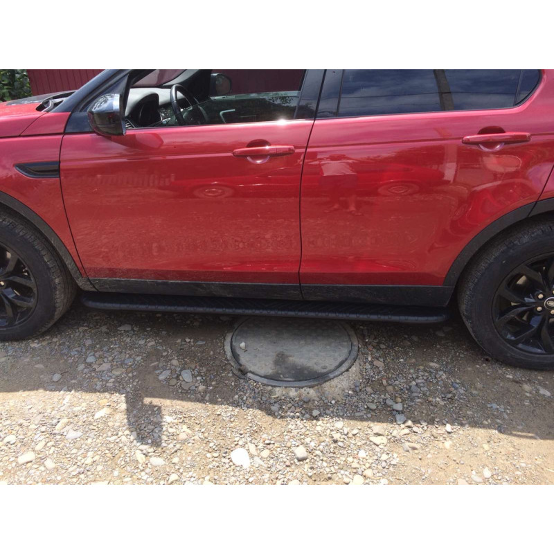 Бокові пороги Bosphore Black (2 шт. Алюміній) 2019-2026 для Land Rover Discovery Sport 2014- рр
