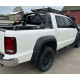 Бокові пороги Dakar V2 з LED (2 шт метал) для Volkswagen Amarok 2010-2022 рр