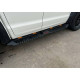 Бокові пороги Dakar V2 з LED (2 шт метал) для Volkswagen Amarok 2010-2022 рр