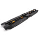 Бокові пороги Dakar V2 з LED (2 шт метал) для Volkswagen Amarok 2010-2022 рр