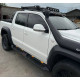 Бокові пороги Dakar V2 з LED (2 шт метал) для Volkswagen Amarok 2010-2022 рр