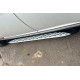 Бокові пороги Shining V1 (2 шт. Алюміній) для Range Rover IV L405 2013-2021 рр