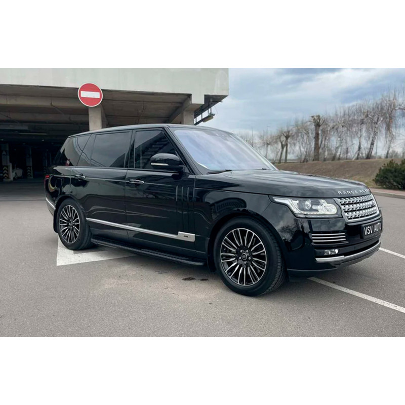 Бокові пороги Bosphorus Black (2 шт., Алюміній) для Range Rover IV L405 2013-2021 рр