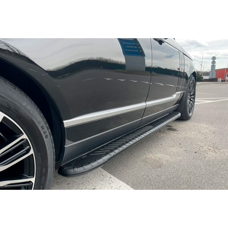Бокові пороги Bosphorus Black (2 шт., Алюміній) для Range Rover IV L405 2013-2021 рр