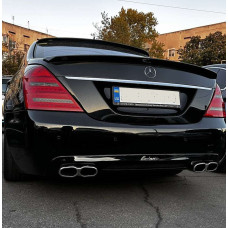 Насадки на глушник AMG S65 для Mercedes S-class W221 2005-2013 рр