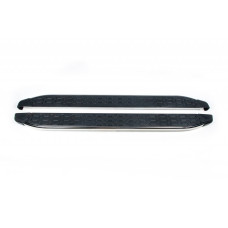 Бокові пороги BlackLine (2 шт., Алюміній) для BMW X1 F48 2015-2022 рр
