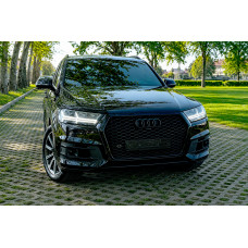 Передня решітка RSQ7-style (2015-2019, чорна) для Ауди Q7 рр