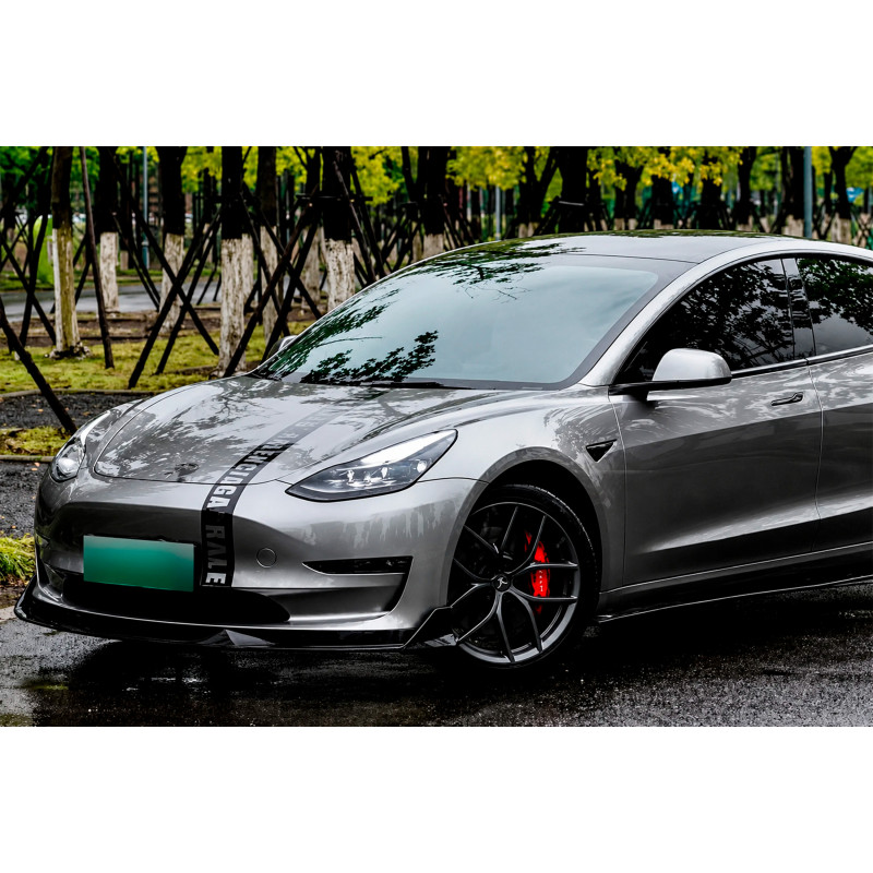 Накладка на передній бампер Lip Turbo (для 2017-2023) для Tesla Model 3 2017- рр