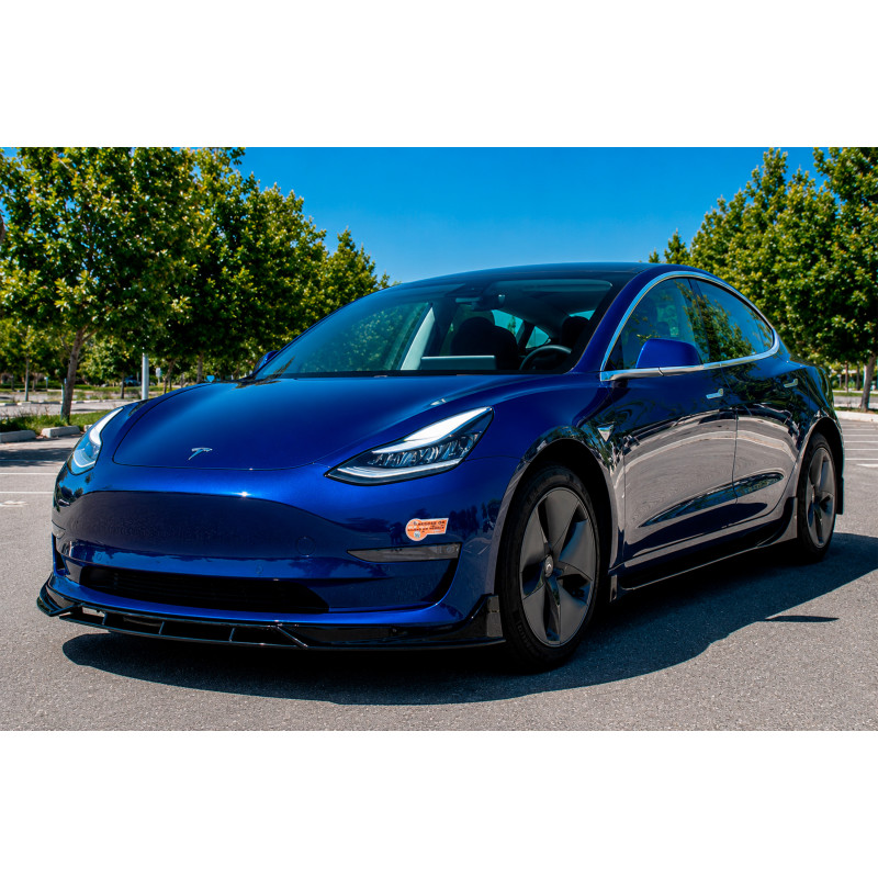 Накладка на передній бампер Lip Fast (для 2017-2023) для Tesla Model 3 2017- рр