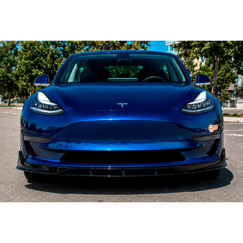 Накладка на передній бампер Lip Fast (для 2017-2023) для Tesla Model 3 2017- рр