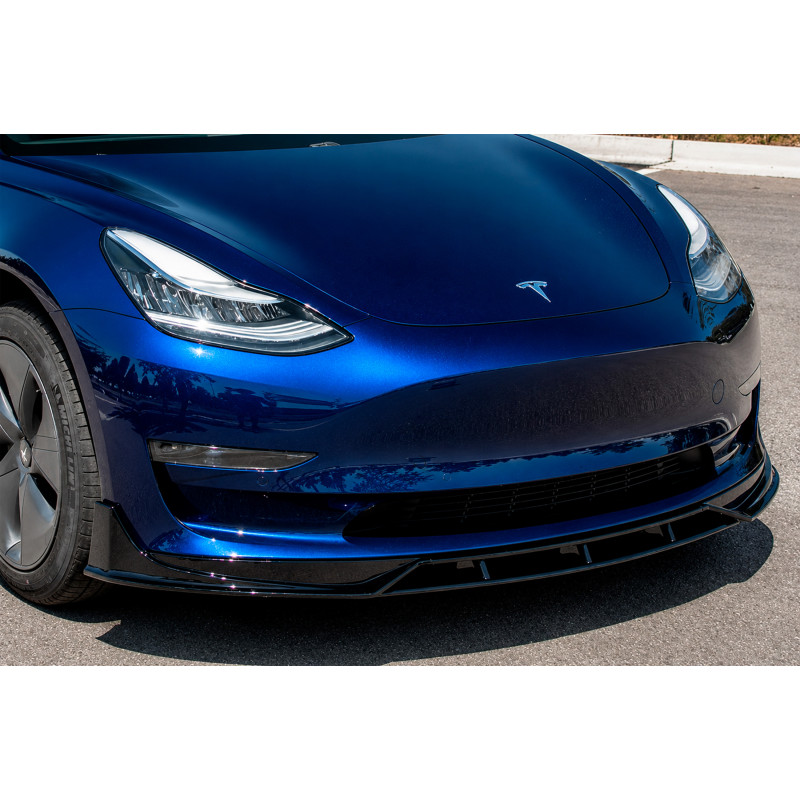 Накладка на передній бампер Lip Fast (для 2017-2023) для Tesla Model 3 2017- рр